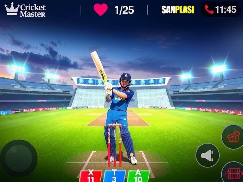 Cricket Master India Gameplay